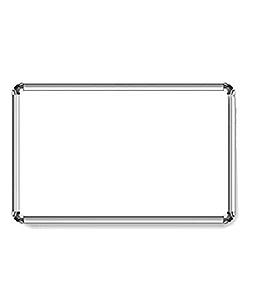 Write well pinup notice board with aluminum frame 3 X 3
