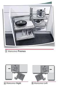 CORNERSTONE RIGHT HANDED 900 MM PREMEA GREY