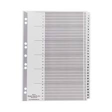 A4 FILE SEPARATOR (Numeric - 1 to 31)