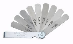 0.05 - 1.0 MM METRIC LONG FILLER GAUGE SET 300 MM, 20 BLADE