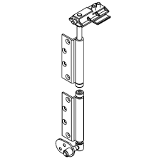 JAMB PIVOT MORTICED SQUARE SS