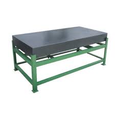 Granite Surface Plate With MS Stand 1000 x 1000 x 150 mm (with fabricated MS Angle Iron Stand)