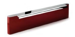 PROFILE HANDLES , OVERALL LENGTH 297MM(HANDLE 217MM), FINISH POLISHED CHROME