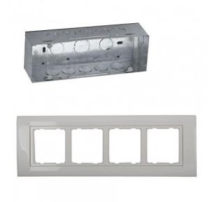 8 Module PVC Box With Plate