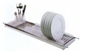 DISH RACK FOR CABINET WIDTH 900MM, SS AND PLASTIC