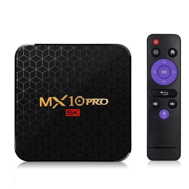 MX10 Pro Allwinner H6 Android 9 Quad Core (4GB RAM 32GB ROM) Digital Signage Android TV Box 6k  Ultra HD H.265 Decoding USB3.0 Android TV Box B07X7NKBQW ( MX10-310819 ) 