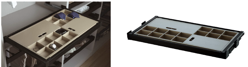 SEMI-OPEN TYPE STORAGE BOX