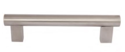 DIA 14 MM, STAINLESS STEEL MATT HOLLOW BAR HANDLE, C/C 96 MM, STAINLESS STEEL MATT