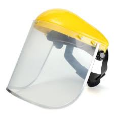 Face shield glass