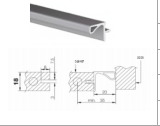 PROFIN - WALL UNIT GOLA PROFILE, GOLD, 2800MM