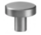 FURNITURE KNOB, SIZE 25MM C/C ,FINSH SS MATT