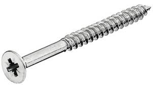 HOSPA CHIPBOARD COUNTERSUNK SCREW HALF THREADED, GALVANIZED,4.5 X 30 MM