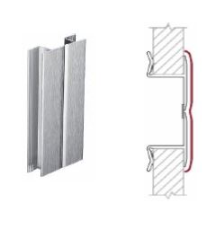 Adjustable Angle Connector for 100MM Silver Skirting