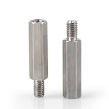 MALE-FEMALE THREADED HEX STANDOFF - 18-8 SS 1/2" HEX, 1-1/2" LONG 1/4"-20 TO1/4"-20 THREAD