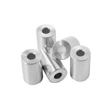 ALUMINUM UNTHREADED SPACER - 5/8" OD 1" LONG  FOR 1/4" SCREW SIZE