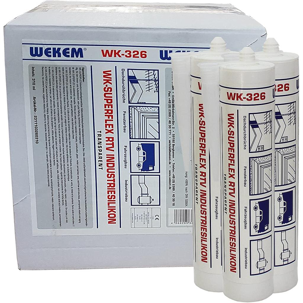 WEKEM WK 326 SUPERFLEX RTV/TRANSPARENT