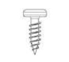 61D.1500 CHIPBOARD SCREWS  PAN HEAD  NOM