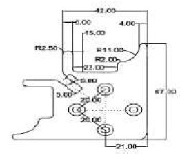 CORNER CONNECTOR, 68x68x2.5 MM, STEEL NICKEL PLATED (SUPPLIED IN SETS OF 4 PCS WITH 16 M4X12 MM SCREWS)