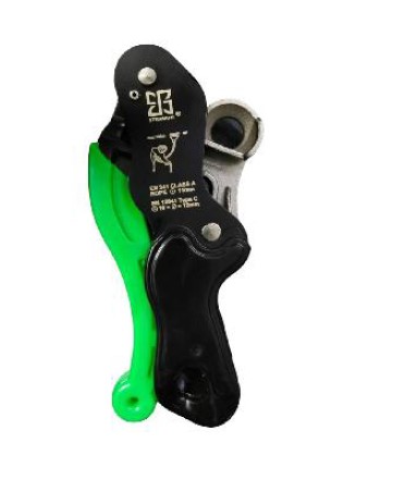 DOUBLE STOP DESCENDER WITH BREAK AND PULLEY FOR CONTROLLED DESCEND