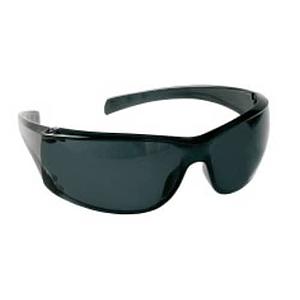 POLYCARBONATE FRAMELESS SPECTACLE WITH SQUARE EDGES SMOKE LENS HARD COATED