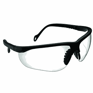 POLYCARBONATE SPECTACLE WITH CURVED EDGES,FRAME HARD COATED LENS,CLEAR TEMPLE LENGTH ADJUSTABLE