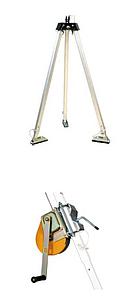 ALUMINIUM TRIPOD ANCHORAGE WITH ADJUSTABLE MAX HEIGHT 8FT (2.4M), STRENGTH  12KN
