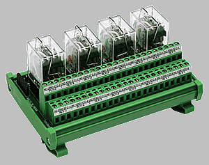 RELAY BOARD 4 CHANNEL 24VDC 2 C/O