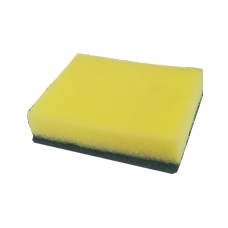 SCRUBBER WITH SPONGE