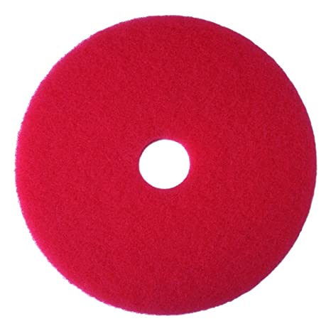 3M FLOOR SCRUBBING MACHINE PAD 17 INCH - RED