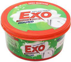 EXO ROUND DISH WASH BAR - 250 GM