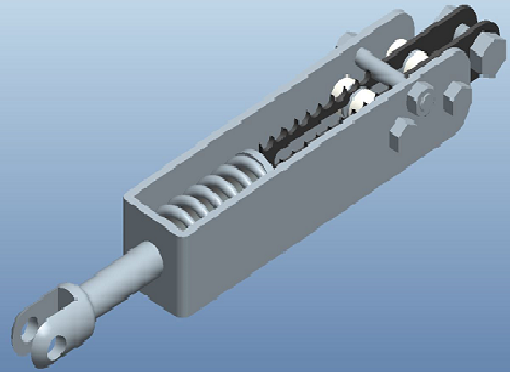 Shock absorber with tension and fall indicator