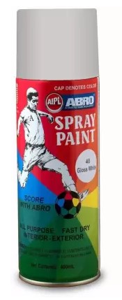 WHITE SPRAY PAINT