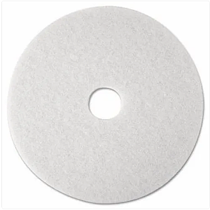 3M FLOOR SCRUBBING MACHINE PAD 17 Inch - WHITE