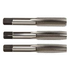 HSS HAND TAP M6X1 6H TIN COATED (SET OF 3)