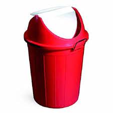 SWING DUSTBIN 30 LTR RED