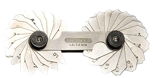 RADIUS GAUGE (1.00mm to 7mm)