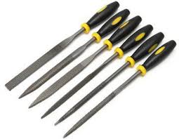 GHST 6pcs Mini Files Metal Filing Rasp Needle File Wood Tools Hand Woodworking Tool Set - 180 mm