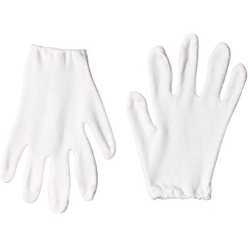 Banian White Hand Gloves (Size - 9 Inch)
