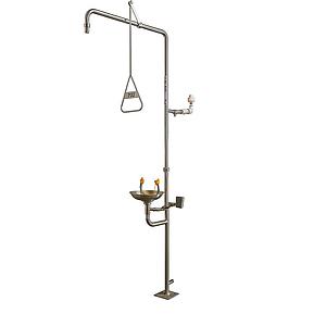 SS FULLBODY SHOWER - EYEWASH PEDDLE & HAND OPERATED SS304