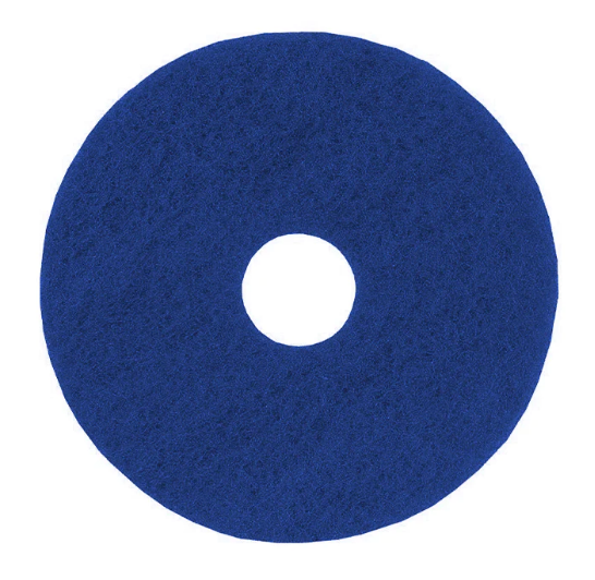 3M FLOOR SCRUBBING MACHINE PAD 17 INCH - BLUE