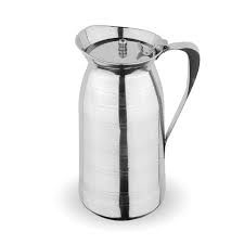 STEEL WATER JUG 1.7 LTR SILVER TOUCH DESIGN