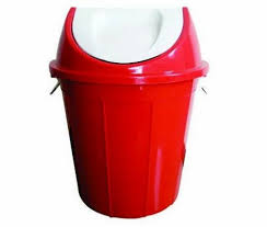 PLASTIC SWING LID DUSTBIN 50 LTR