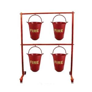 4 FIRE BUCKET WITH STAND AND CANOPY