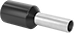 INSULATED WIRE FERRULES FOR ONE 14 WIRE GAUGE, 0.31" PIN L (Pack of 100)