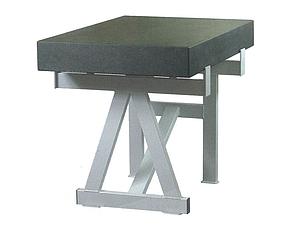 GRANITE SURFACE PLATE 1000 x 630 x 150 mm GRADE-0 WITH FLATNESS ACCURACY 6 MICROMETER WITH FABRICATED MS ANGLE IRON STAND 