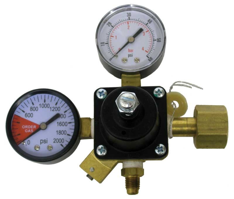 Co2 Regulator With Pressure Guage