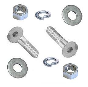 2 Inch Wheelwith mounting plate & Sutable Nuts & Bolts