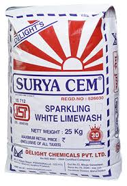 Surya Cem White Powder 25 Kg Bag