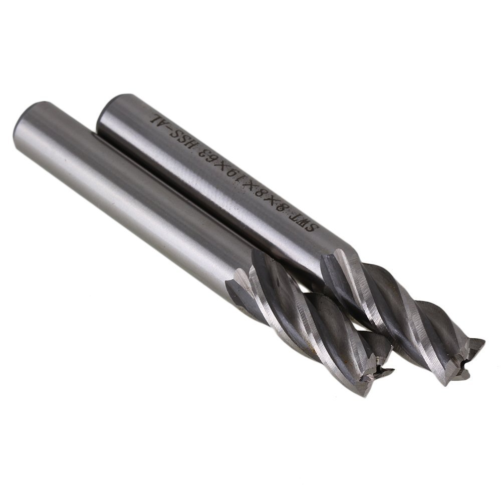 Hss Parallel Shank End Mill Dia 8MM
